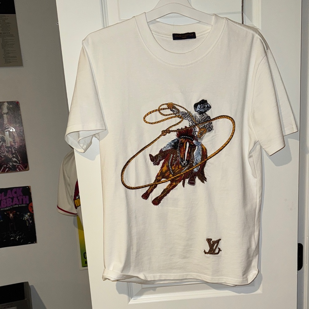 Louis Vuitton Cowboy Graphic Tee